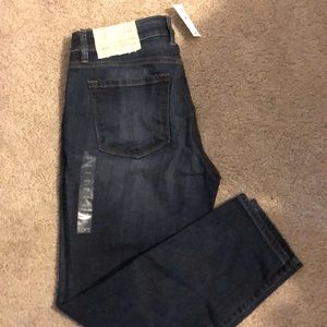 Loft curvy skinny ankle jeans